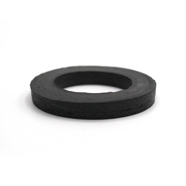 Thrifco Plumbing Flat Bath Shoe Gasket, Rubber, Black, Replaces Danco 88349 4400146 - main